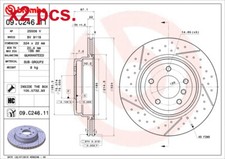 X2 PCS REAR BRAKE DISC PAIR