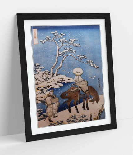Hokusai rider the snow - the,