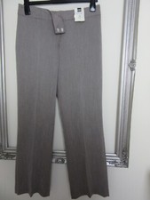 Bhs Bnwt new ladies silver grey (brown)?  trousers size 14 petite waist size 30"
