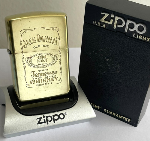 Vintage solid brass zippo - 🔥,
