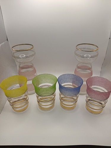 Vintage 1950s harlequin - harlequin, glass
