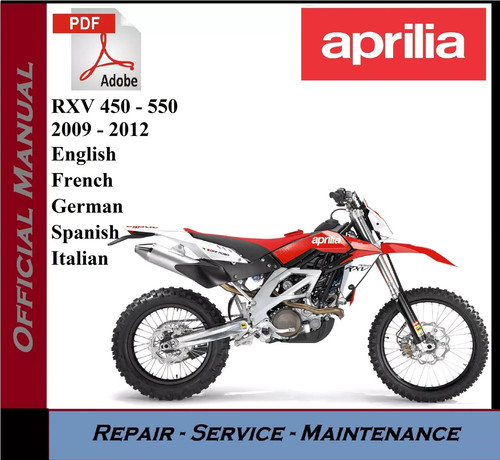Aprilia rxv 450 550 workshop - 450,