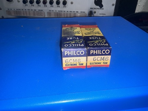 Pair matched philco 6cm6 - matched,