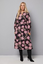 Wallis Black Fit & Flare Dress