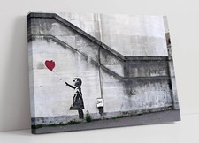 BANKSY GIRL HEART BALLOON
