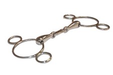 Dutch Gag 3 Ring Solid with French Link