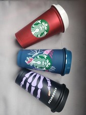 Starbucks 3 Plastic Reusable