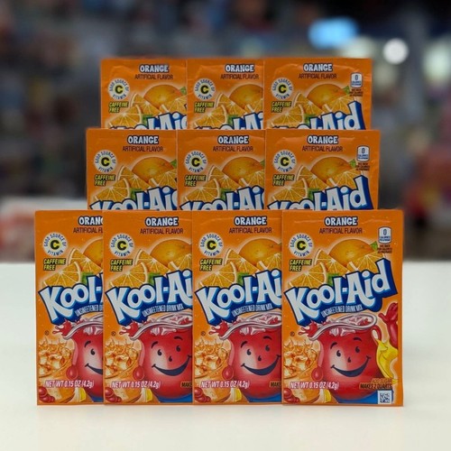 Kool aid orange sachets - orange,