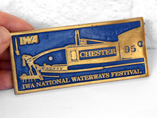 Brass Canal Plaque