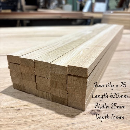 Planed oak hardwood timber - planed,