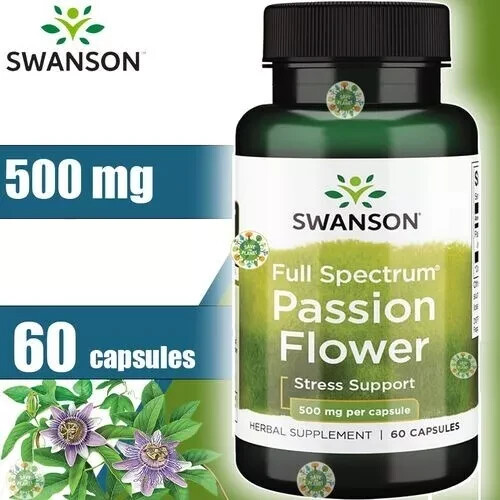 Swanson passion flower 500mg - passion,