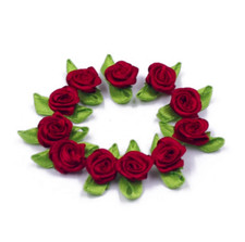 10 PK Small Mini Satin Ribbon