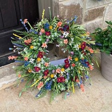 Spring Summer Wreath Green