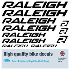 Raleigh bike decals labels with free bike protection (26 pack) free delivery