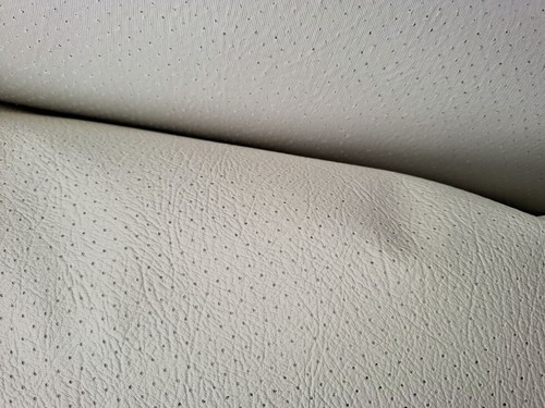 Off white perforated - white, car
