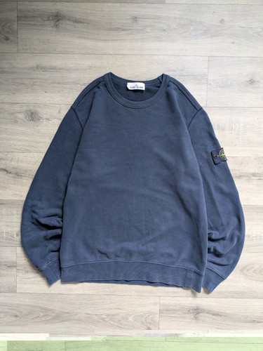 Stone island navy crew - island, crew-neck