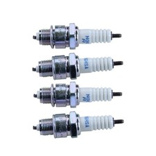 4 NGK spark plugs BPR6HSA, type 4632 for Honda NH SA ND NB 50ccm 