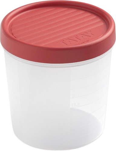 Tatay red plastic food - red,