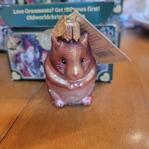 Old world christmas hamster - -,