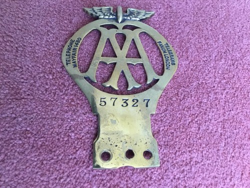 Vintage car badge - vintage,