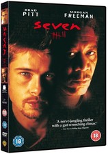 Seven DVD (2008) Brad Pitt, Fincher (DIR) cert 18 Expertly Refurbished Product