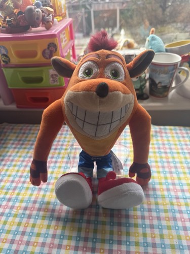 Crash bandicoot soft plush - crash,