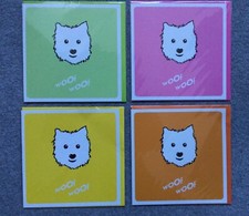 Westie dog cards/SET OF
