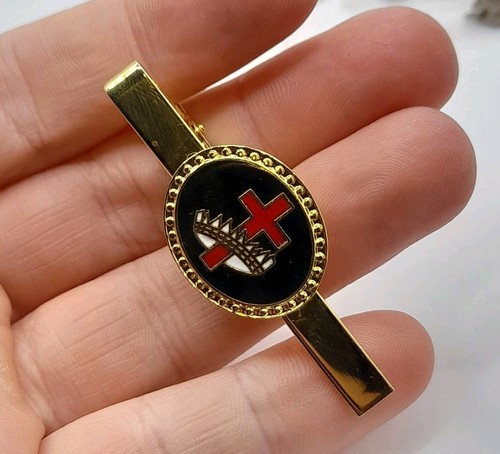 Vintage enamel tie - tie, bar