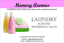 12 x Highly Scented Sizzlers/Simmering Granules/Crystals/ Laundry Scented Salts