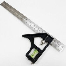 Combination Square adjustable 12" (300mm) Combination measuring set Square