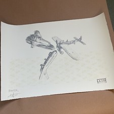 CHARMING BAKER ‘AIRPLANES’ SIGNED LA LIVE PRINT 2013