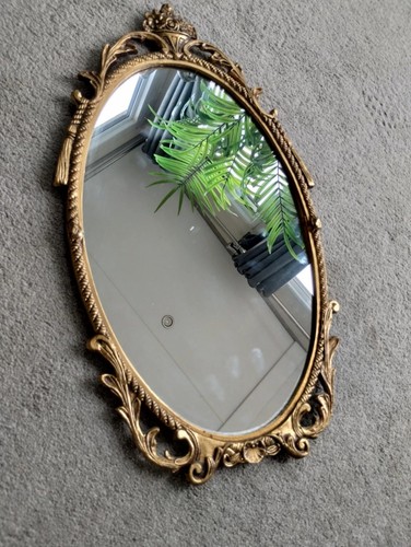 Vintage oval gilt ornate - vintage,