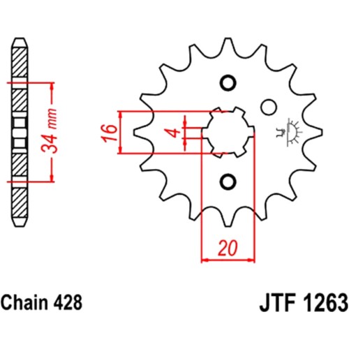 Pinion 13t pitch - pinion,