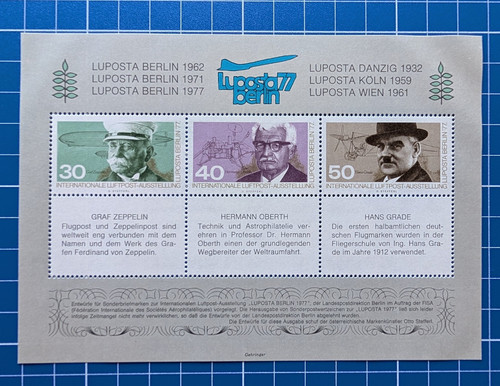 Berlin 1977 mnh - berlin., lup0sta