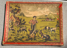 RARE Antique Putz Sheep or Ram