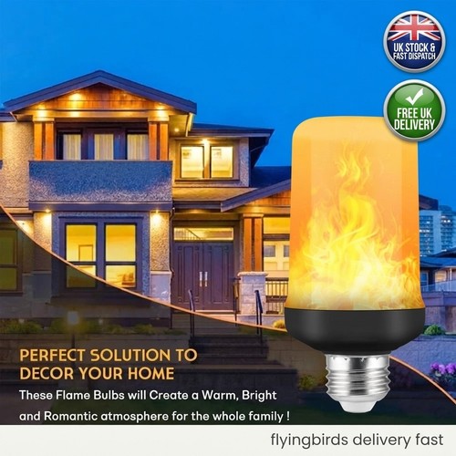 E27 led flicker flame - led,