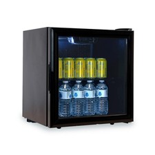 Mini Drinks Fridge, Table Top 46L Beer / Wine Cooler With Glass Door SIA DC3B