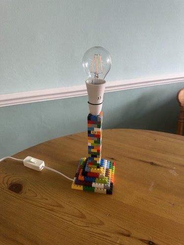 Lego bedside table lamp multi - lego,
