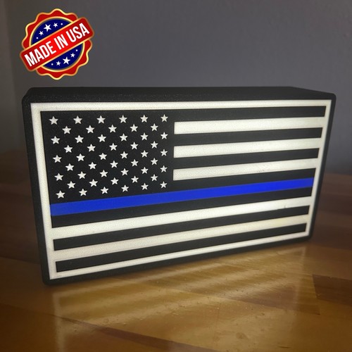 Police blue lives matter - blue,