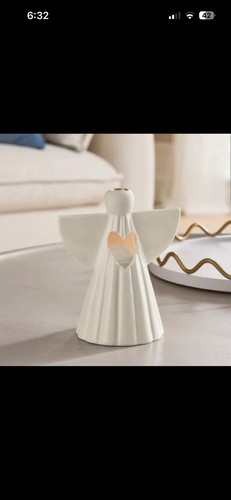 Next white ceramic angel - white,