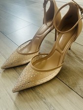 Women’s Ladies Stunning Unique Shoes High Heels Stilettos Added Crystals New