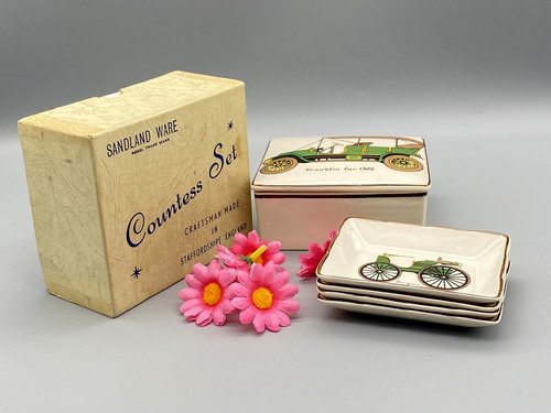 Vintage trinket box and - vintage,