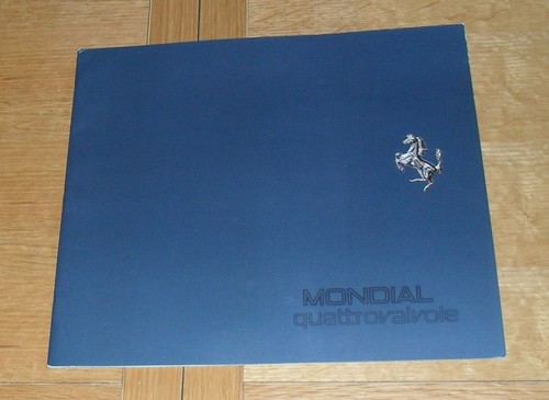 Ferrari mondial brochure - mondial, 1983