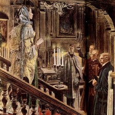 Black Baronet (Sherlock Holmes illustration) Art Print to Frame / Gift / Decor