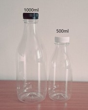 500 ml 1000ml Clear Plastic
