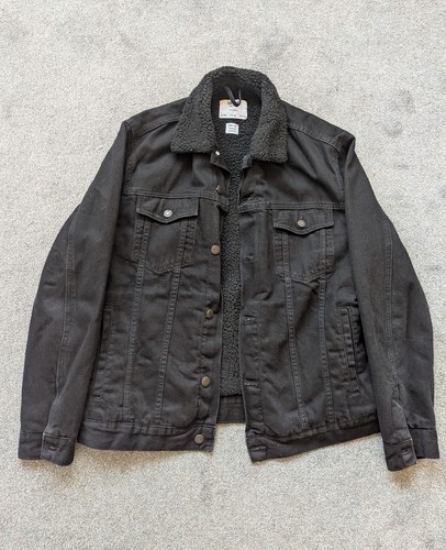 Bershka black denim - black, jacket