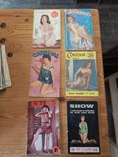  Vintage Mini Glamour Mags x6