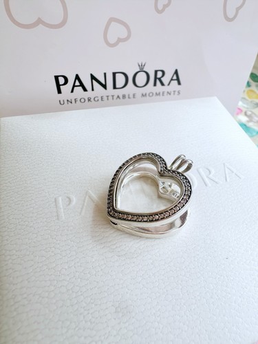 Pandora floating locket - locket, heart