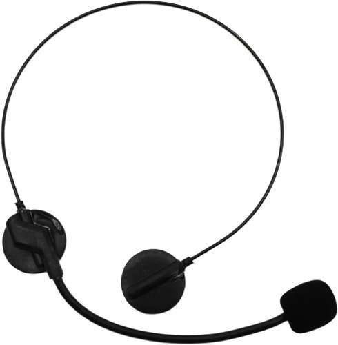 Fake microphone plastic head - microphone,plastic,