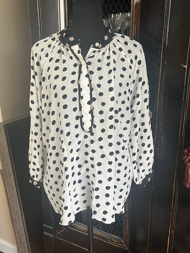 Tucker cream black polka dot - tucker,